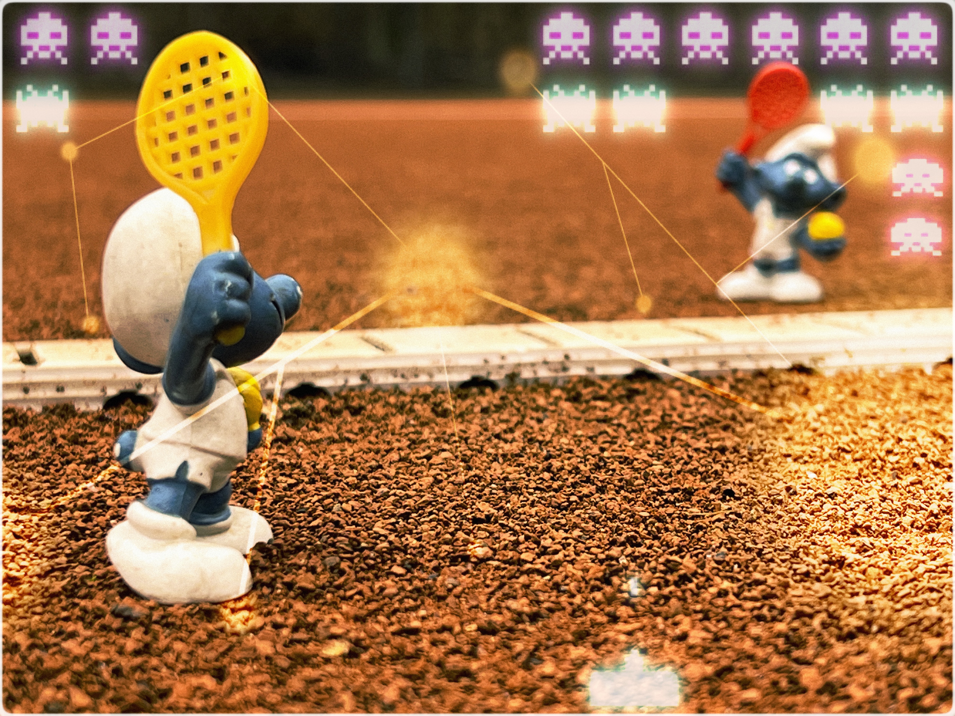 i played tennis once